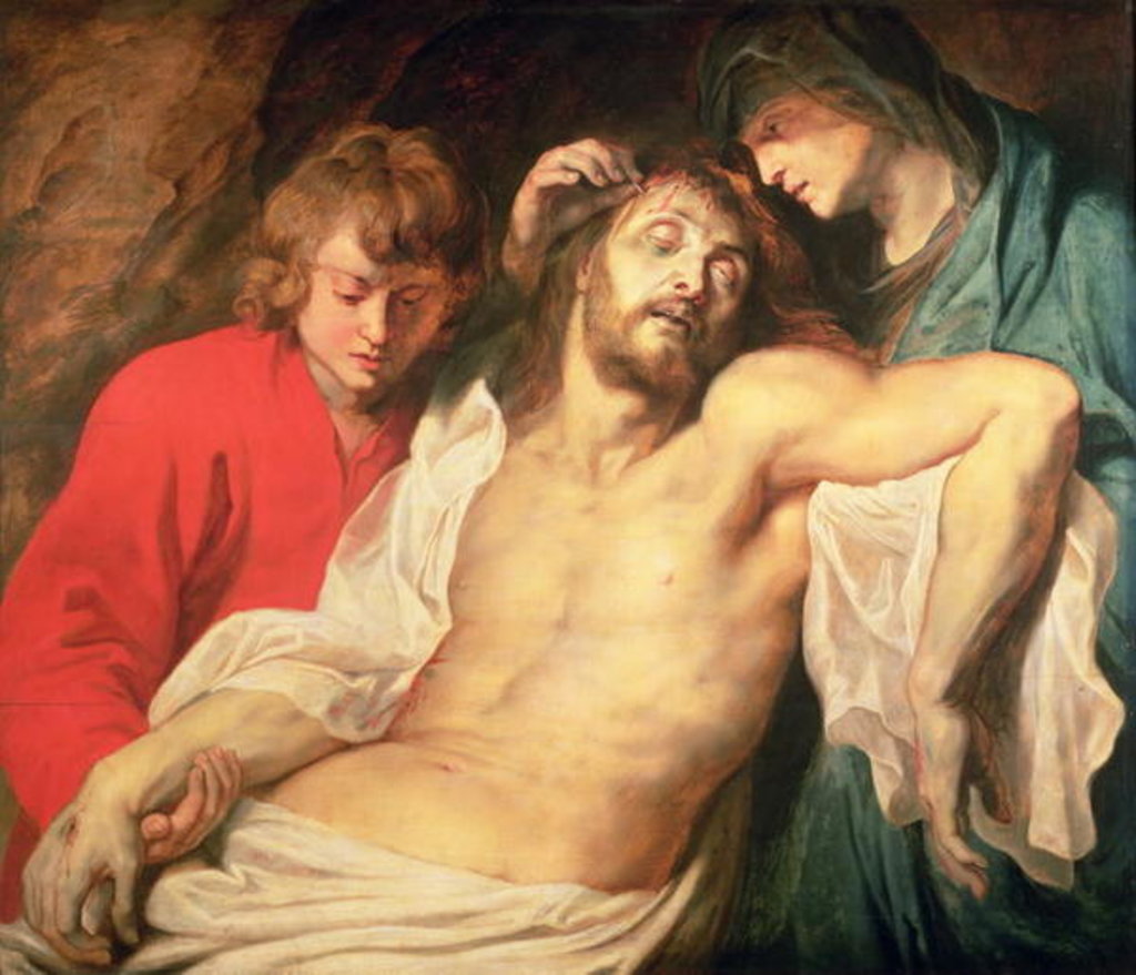 Detail of Lament of Christ by the Virgin and St. John, 1614/15 by Peter Paul Rubens