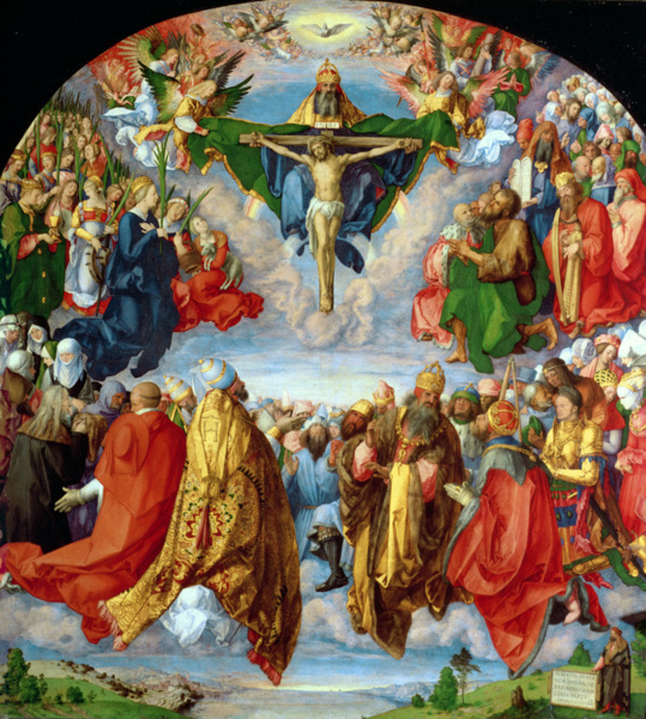 Detail of The Landauer Altarpiece, All Saints Day, 1511 by Albrecht Dürer