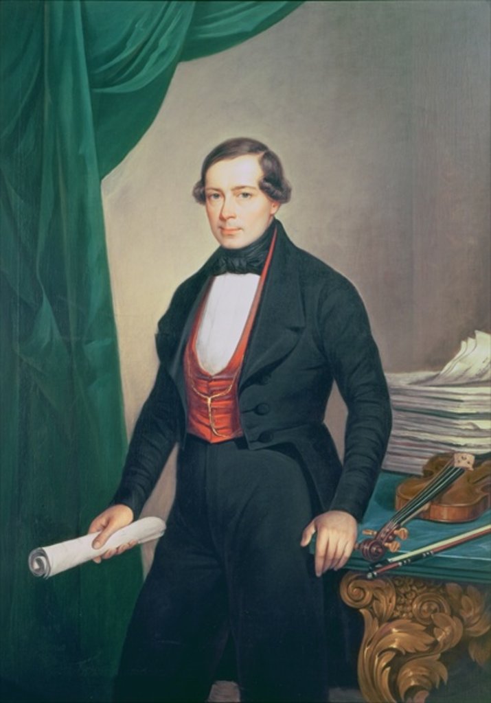 Detail of Joseph Lanner by Philipp Steidler