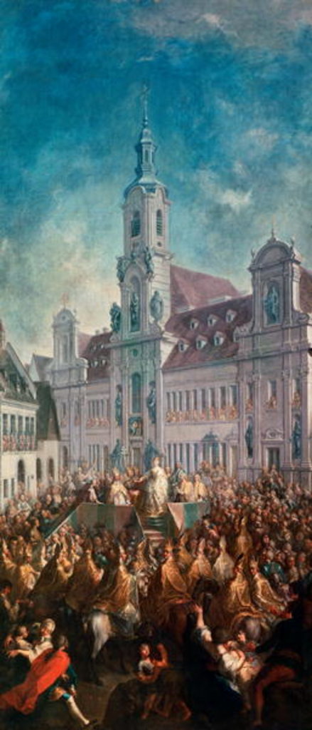 Detail of The Coronation of Empress Maria Theresa of Austria in Pressburg, 1768 by Franz Messmer