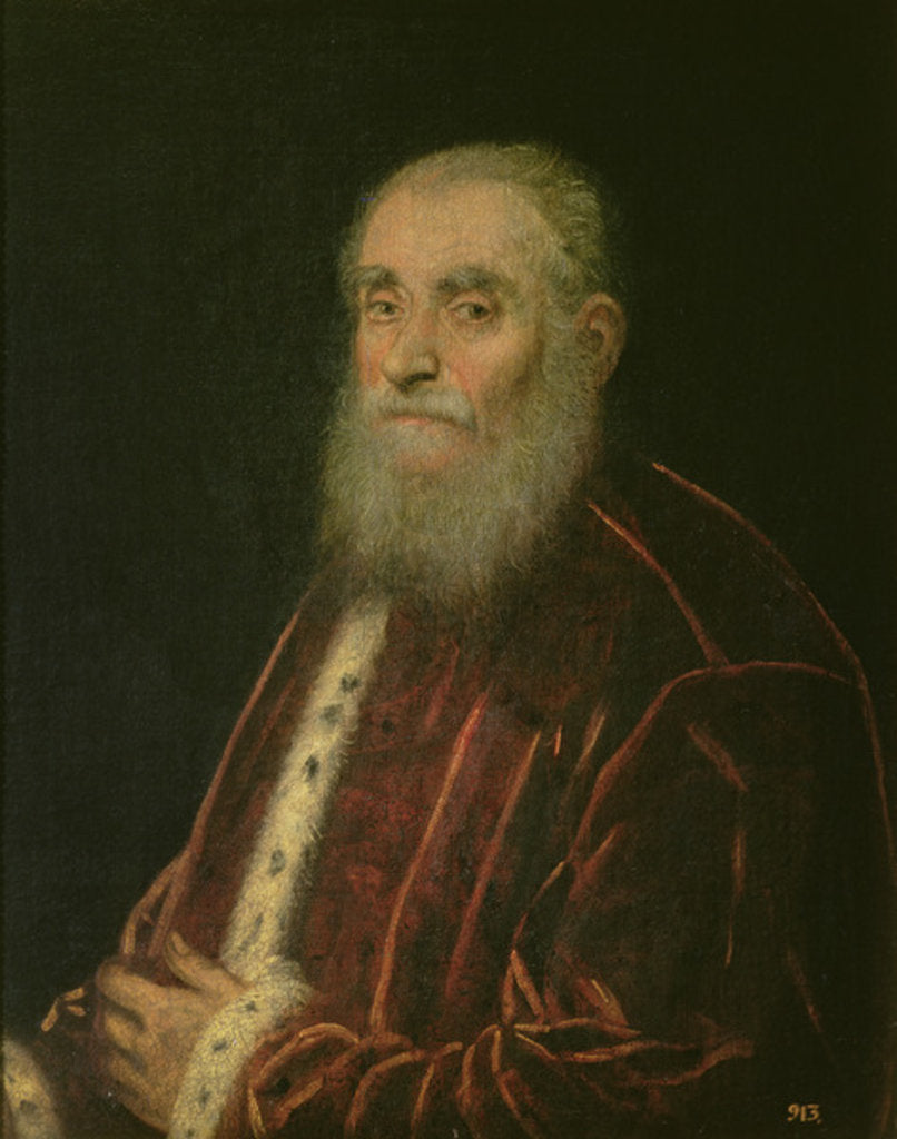 Detail of Marco Grimani by Jacopo Robusti Tintoretto