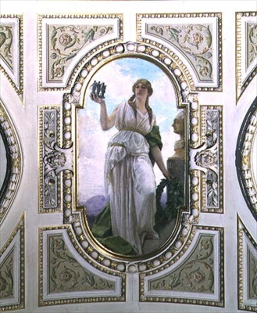 Detail of Allegorical figure of Numismatics, 1890 by Franz Xaver Simm
