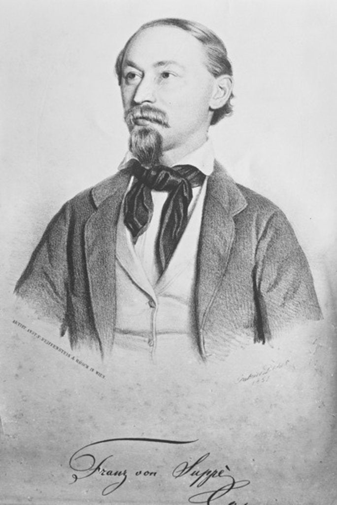 Detail of Franz von Suppe, Austrian composer by Gabriel Decker