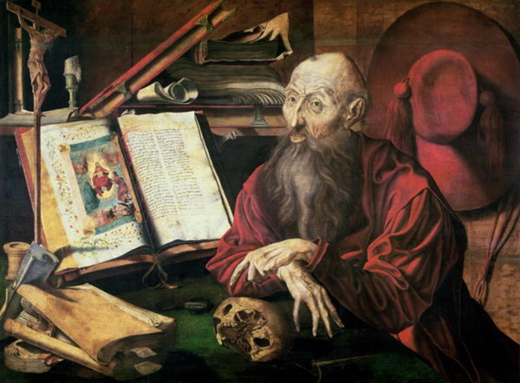 Detail of St. Jerome, c.1540-50 by Marinus van Reymerswaele