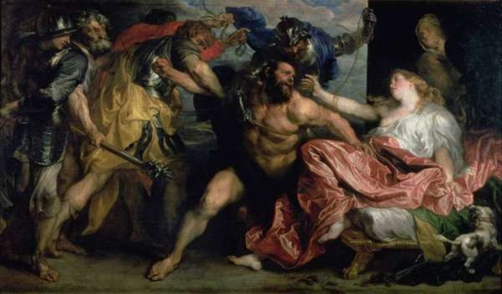 Detail of The Arrest of Samson, c.1628/30 by Anthony van Dyck