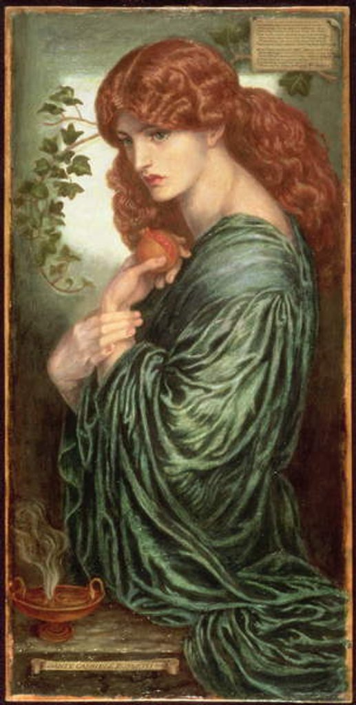 Detail of Proserpine, 1882 by Dante Gabriel Charles Rossetti