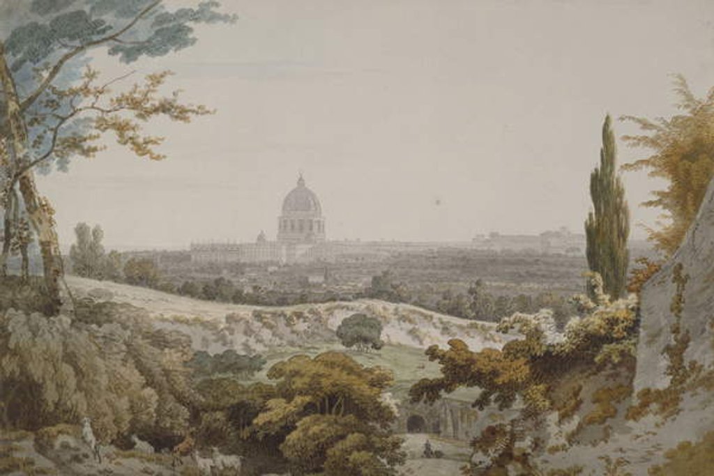 Detail of St. Peter's, Rome, 1776 by William Pars