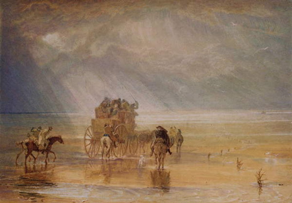 Detail of Lancaster Sands, 1816-1825 by Joseph Mallord William Turner