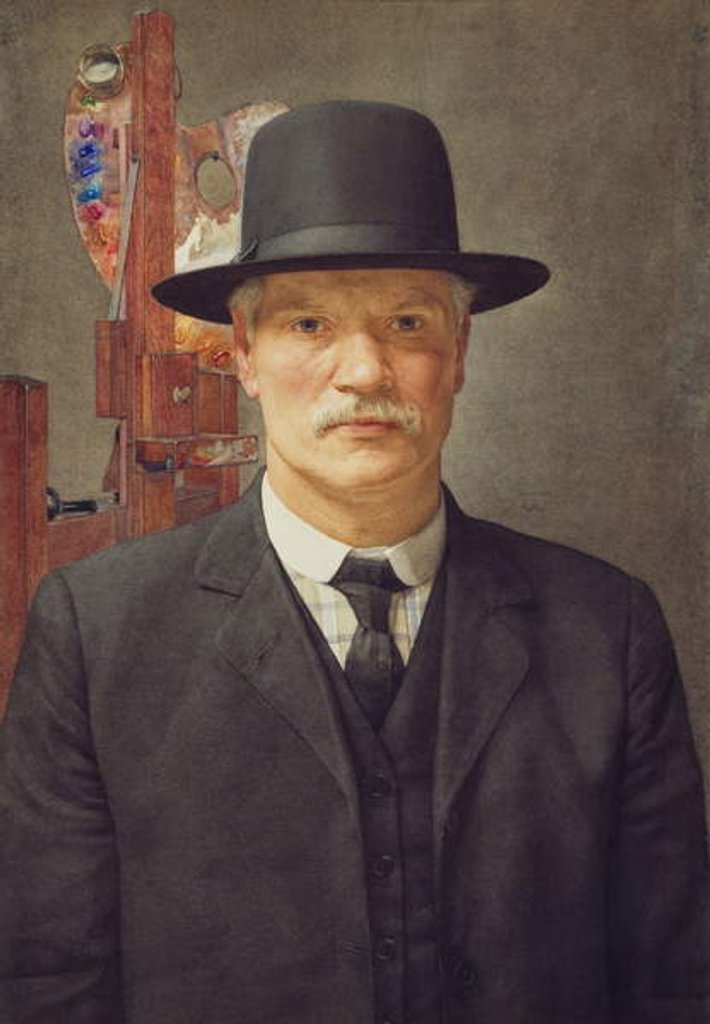 Detail of Self Portrait, 1914-16 by Benjamin Williams