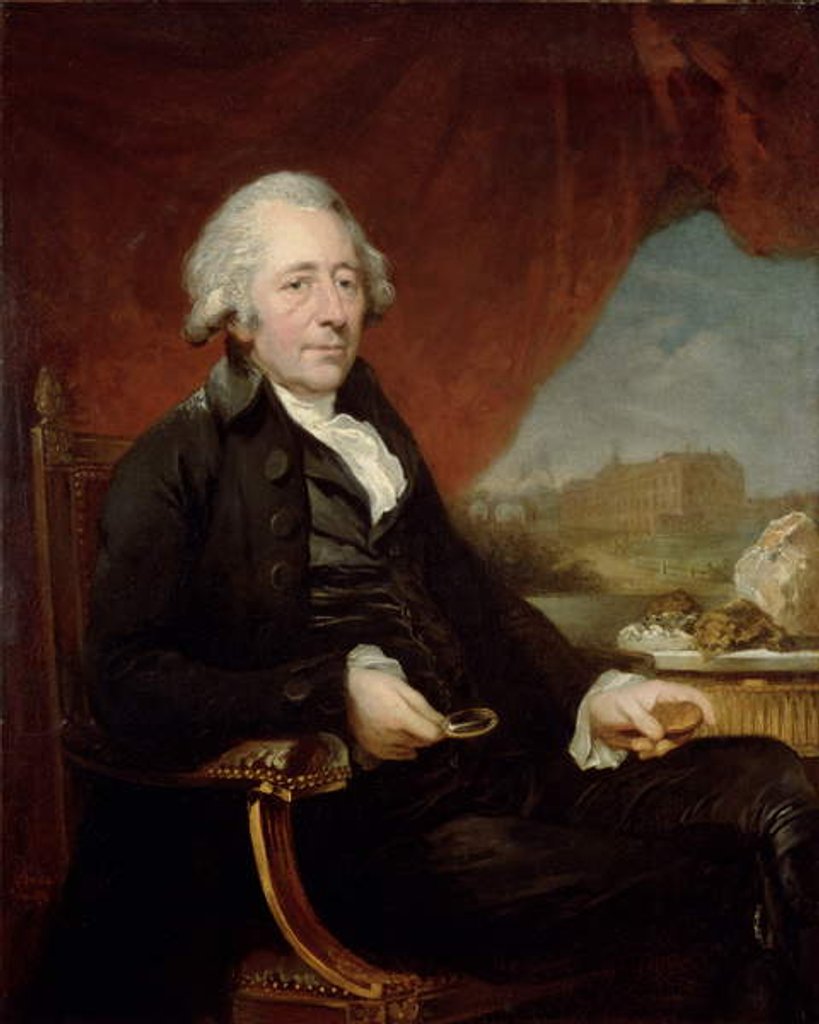 Detail of Portrait of Matthew Boulton, 1772 by Carl Frederick von Breda