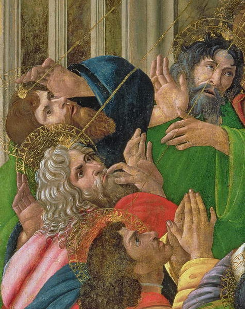 Detail of Detail of The Descent of the Holy Ghost, 1495-1505 by Sandro Botticelli