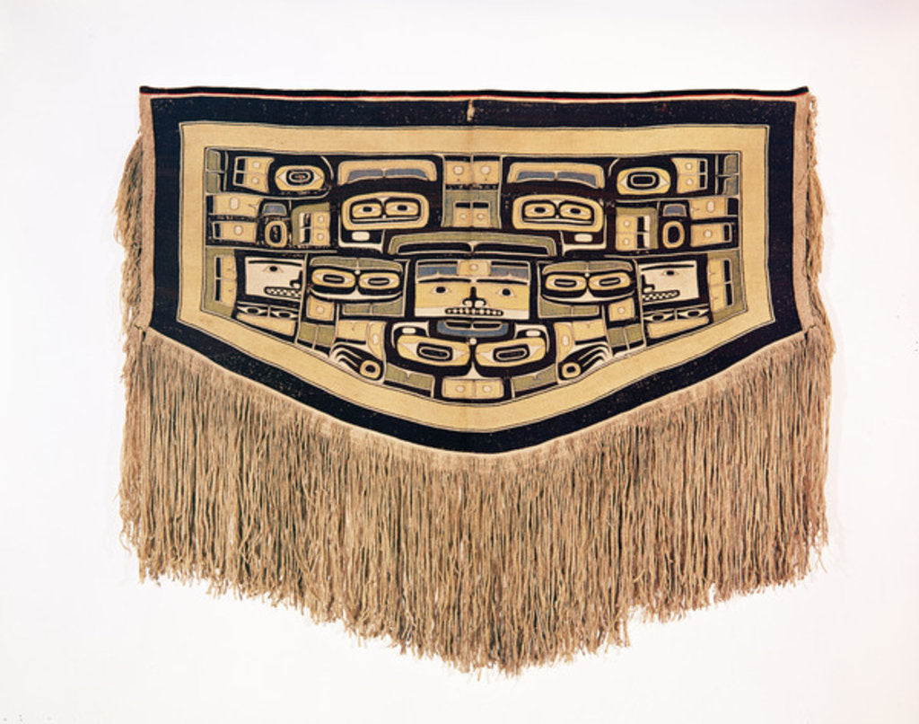 Detail of Blanket, Chilkat Tribe by American School