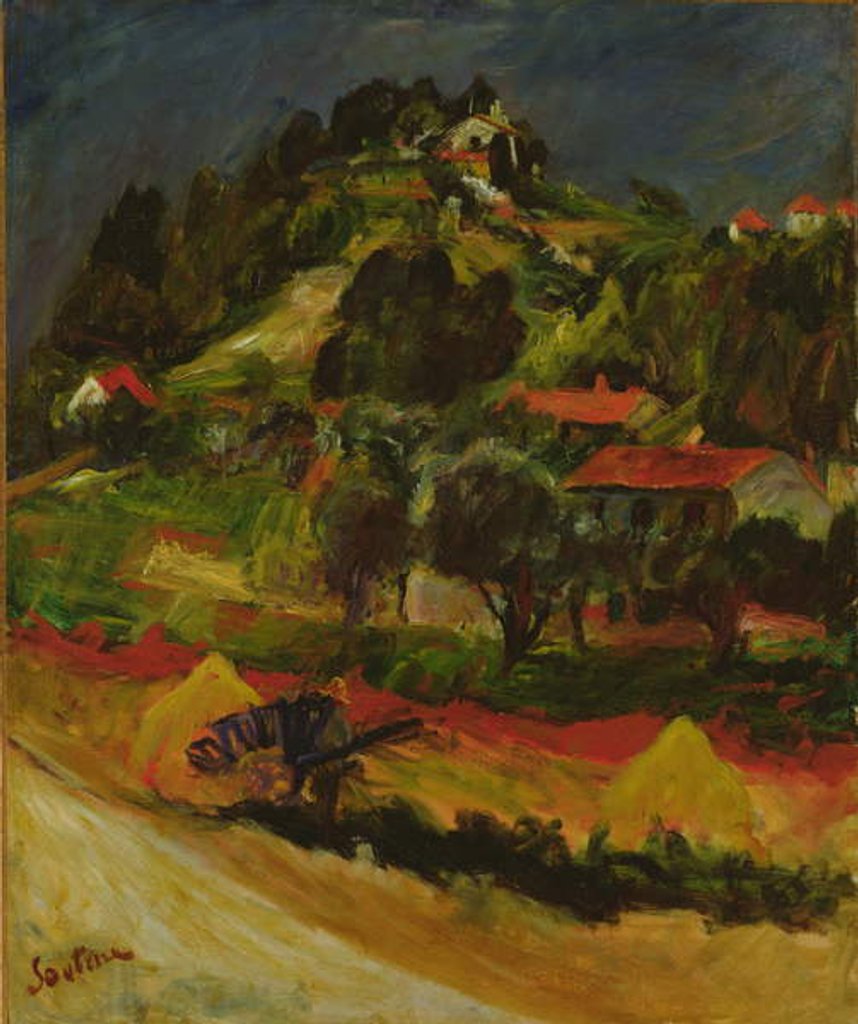 Detail of Landscape in Ceret, 1932 by Chaim Soutine