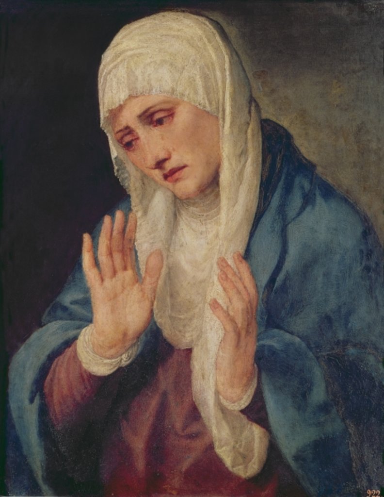 Detail of Mater Dolorosa, 1555 by Titian
