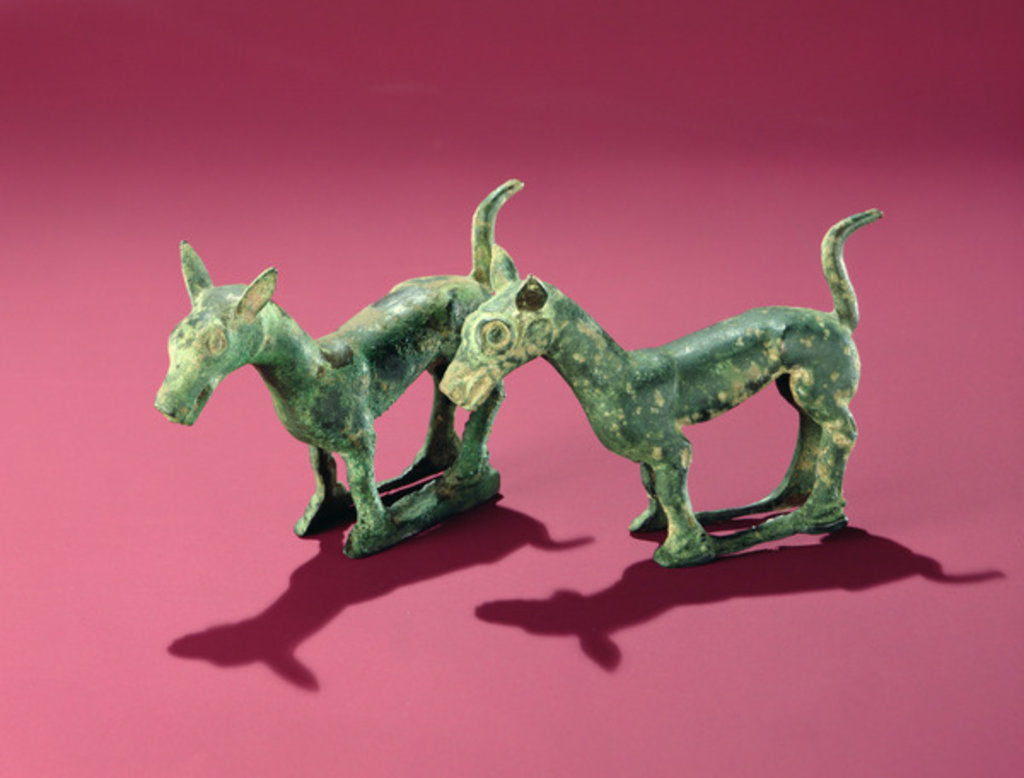 Detail of Horses by Shang Dynasty Chinese School