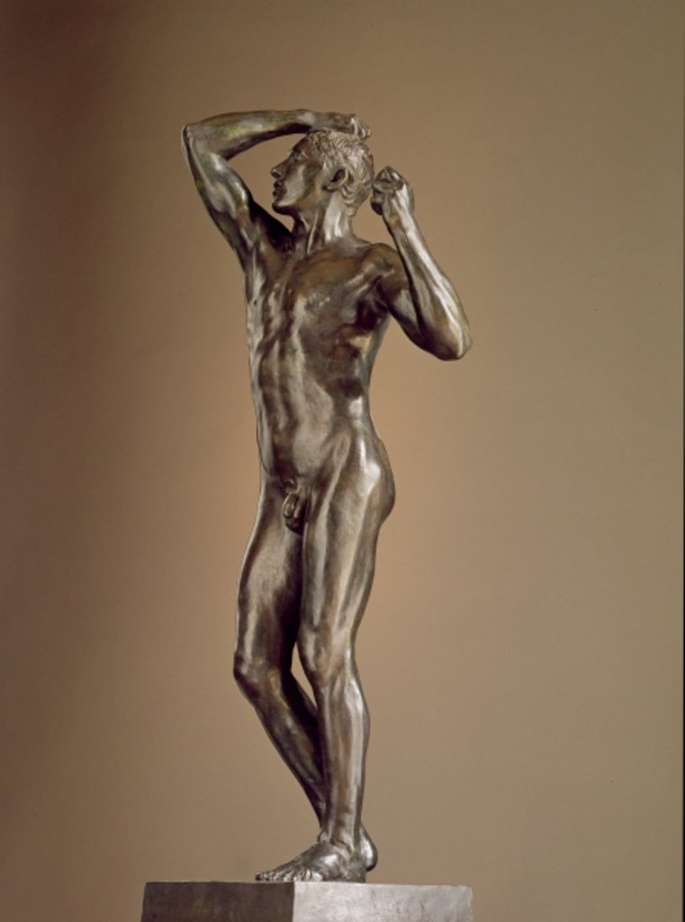 Detail of The Age of Bronze, 1876-77 by Auguste Rodin
