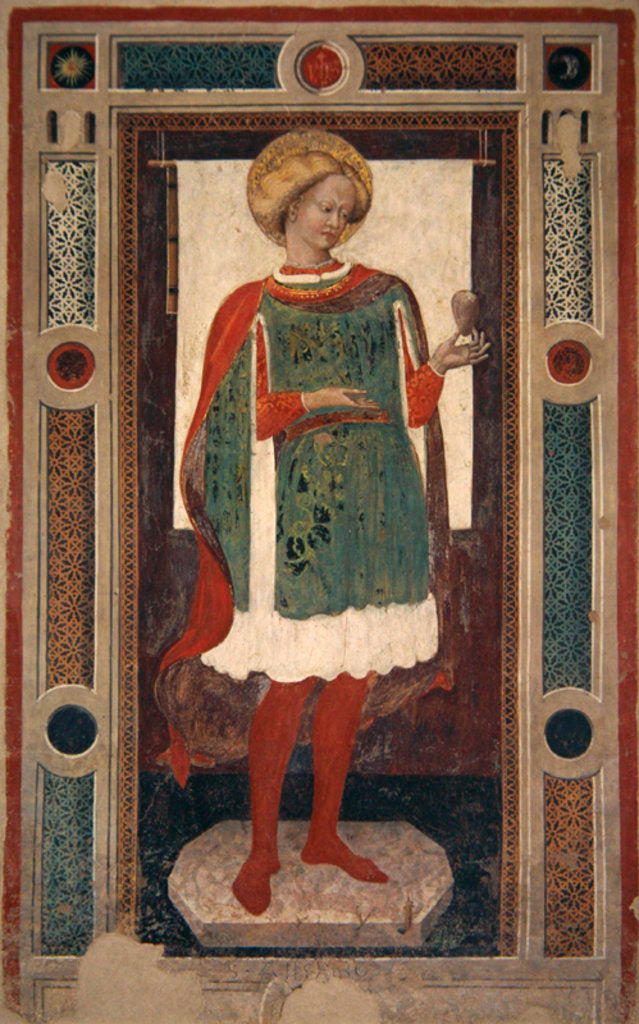 Detail of St Ansanus by Francesco di Antonio di Bartolomeo