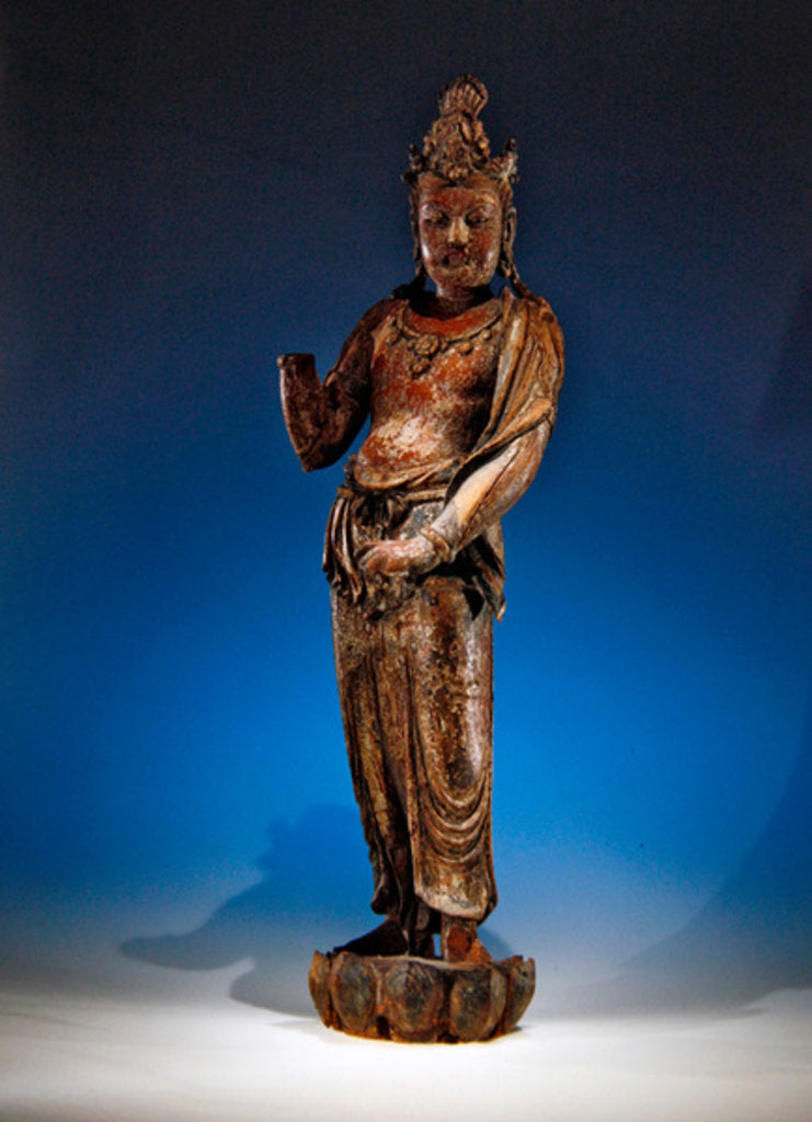 Detail of Standing Kuan-yin, Yuan Dynasty, 1282 by School Chinese