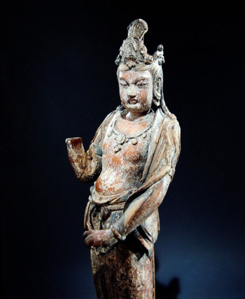 Detail of Standing Kuan-yin, Yuan Dynasty, 1282 by School Chinese