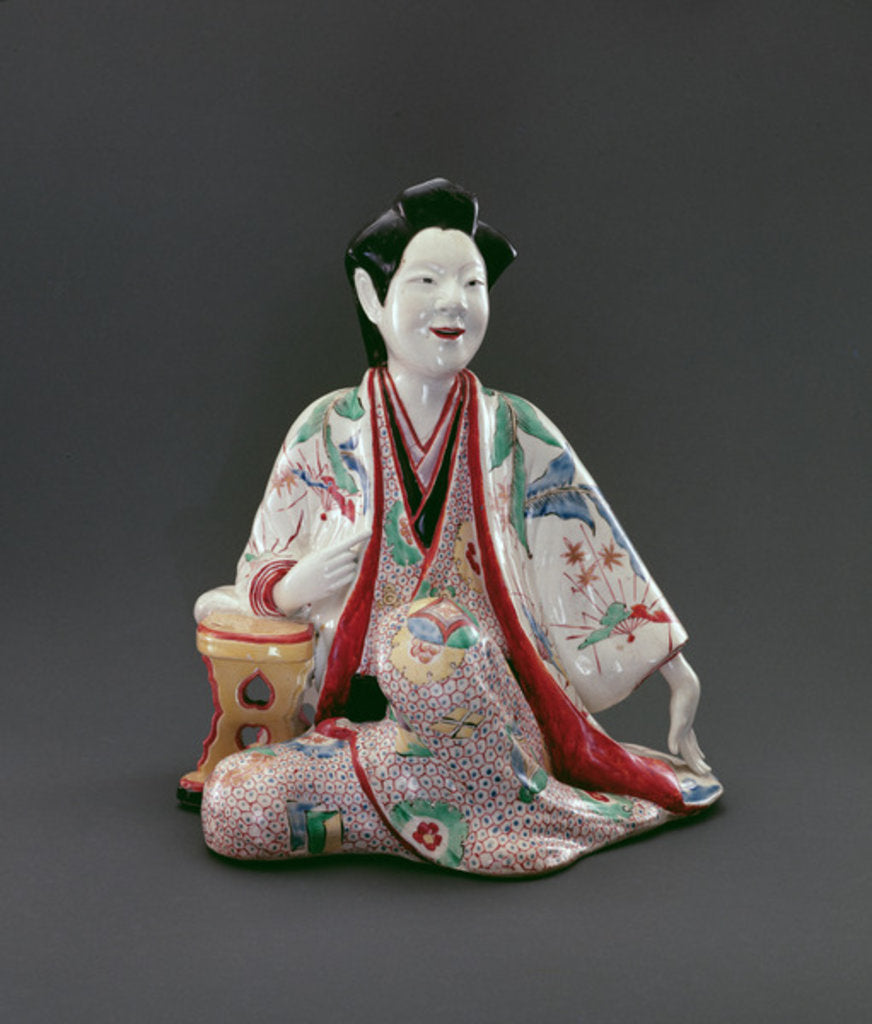 Detail of Seated figure, Edo period, c.1670-90 by Japanese School