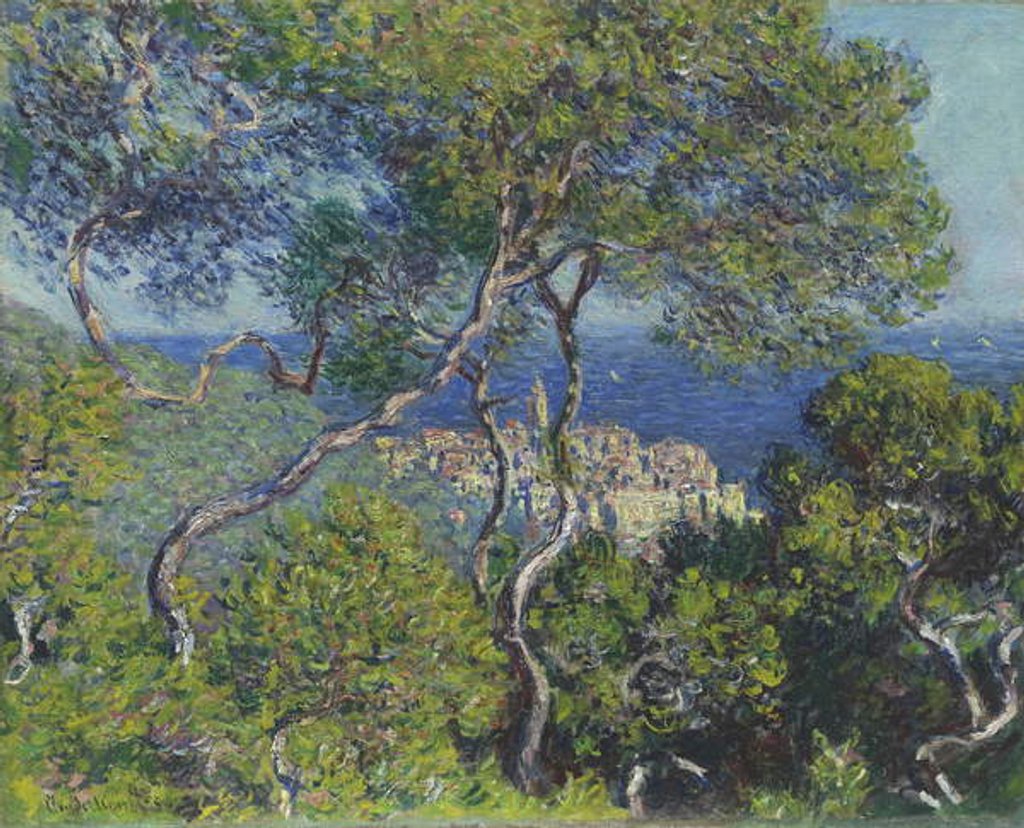 Detail of Bordighera, 1884 by Claude Monet