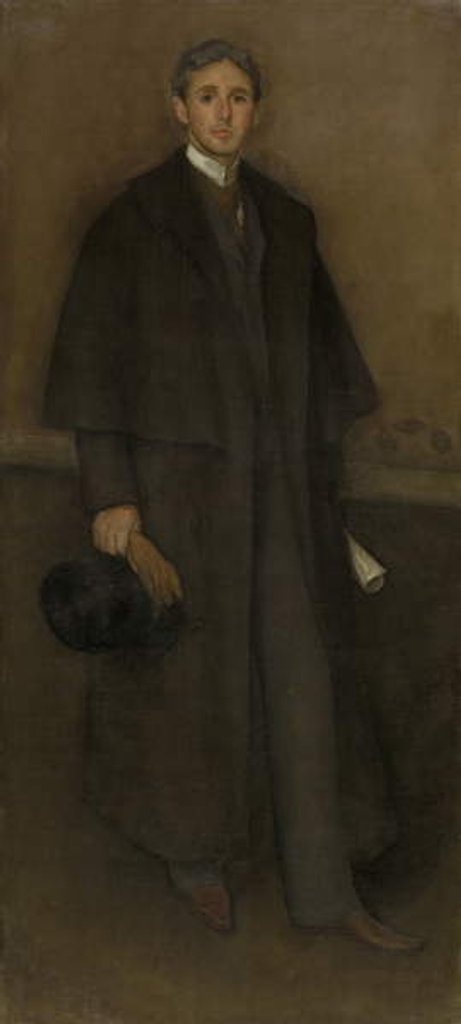 Detail of Arrangement in Flesh Color and Brown: Portrait of Arthur Jerome Eddy, 1894 by James Abbott McNeill Whistler