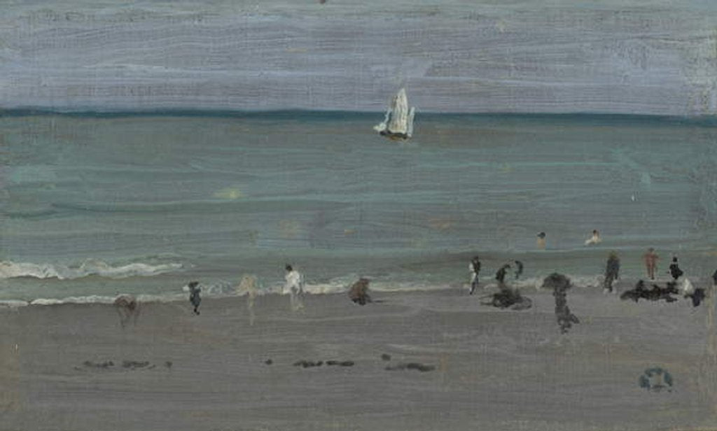 Detail of Coast Scene, Bathers, 1884-85 by James Abbott McNeill Whistler