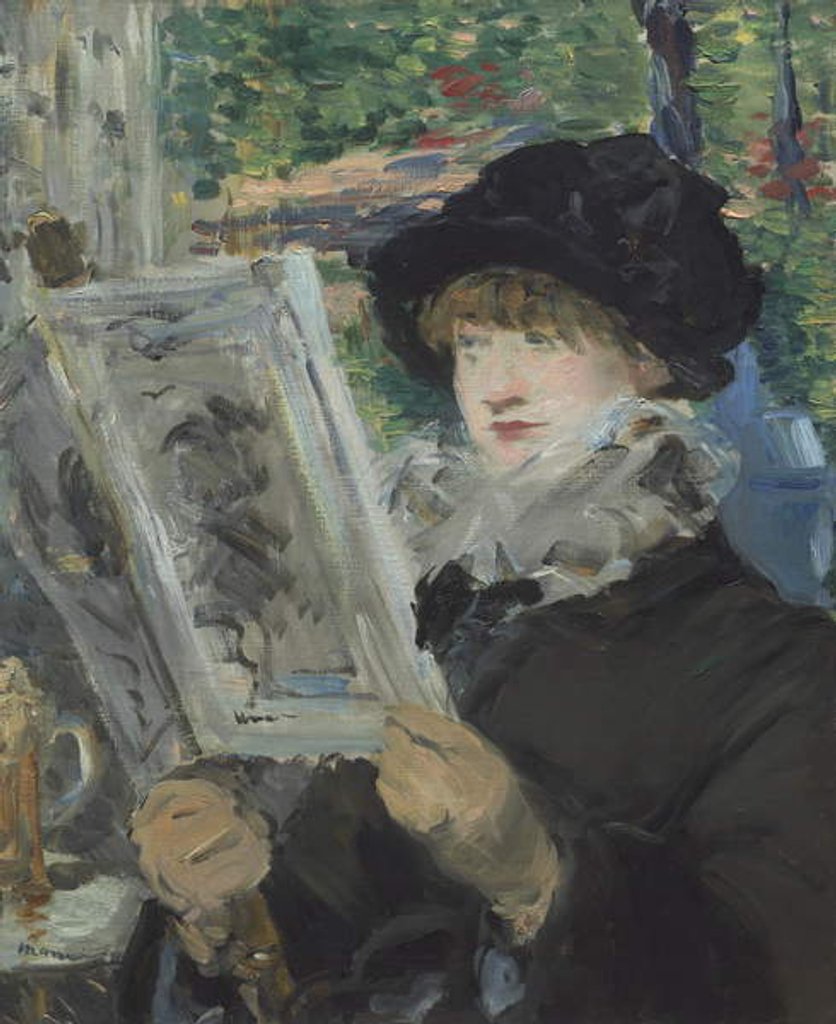 Detail of Woman Reading, 1879-80 by Edouard Manet