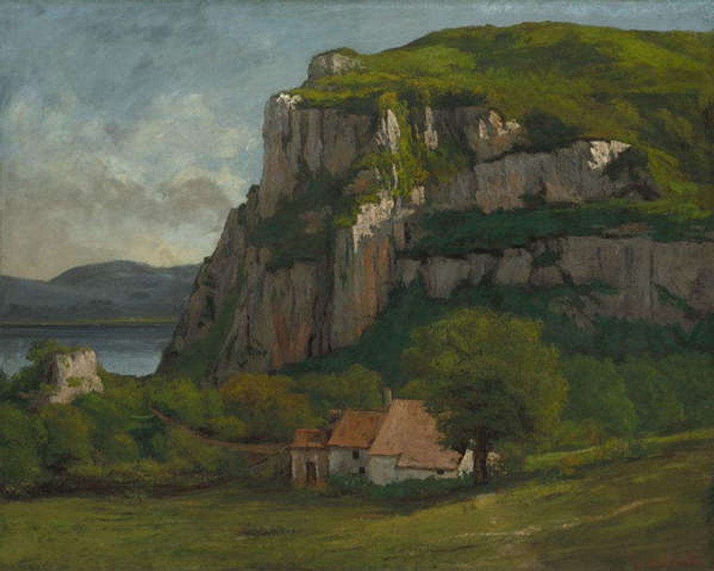 Detail of The Rock of Hautepierre, c.1869 by Gustave Courbet