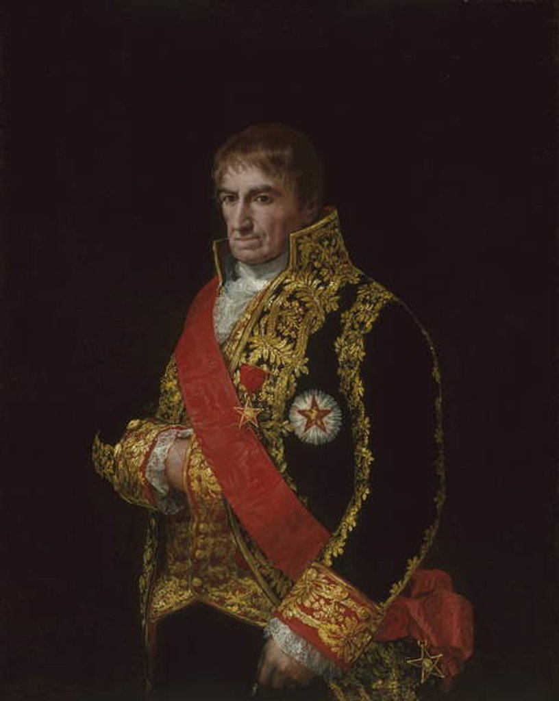 Detail of Portrait of General José Manuel Romero, c.1810 by Francisco Jose de Goya y Lucientes