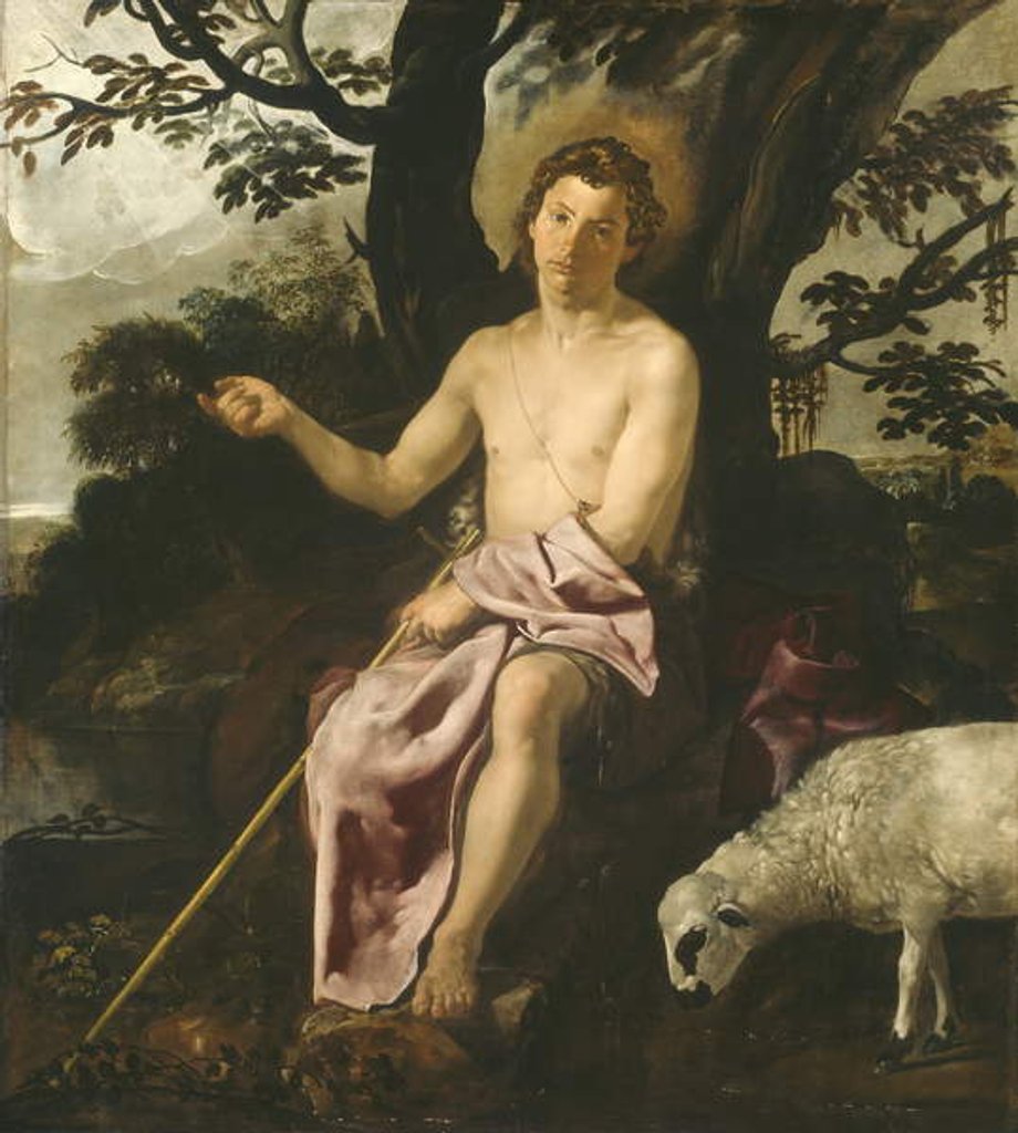 Detail of Saint John the Baptist in the Wilderness, c.1622 by Diego Rodriguez de Silva y Velazquez