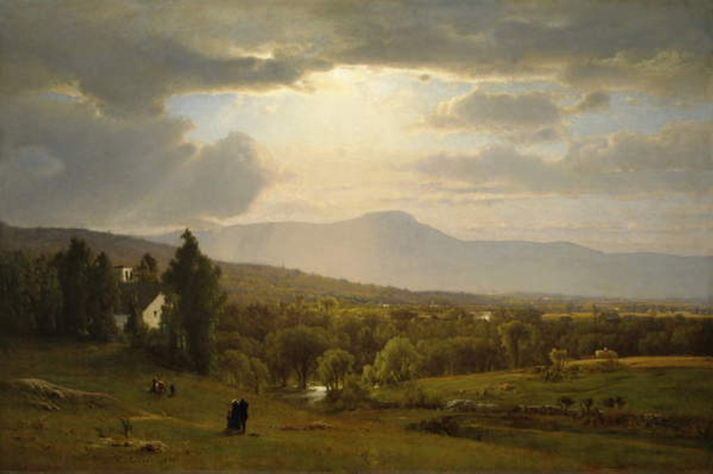 Detail of Catskill Mountains, 1870 by George Snr. Inness
