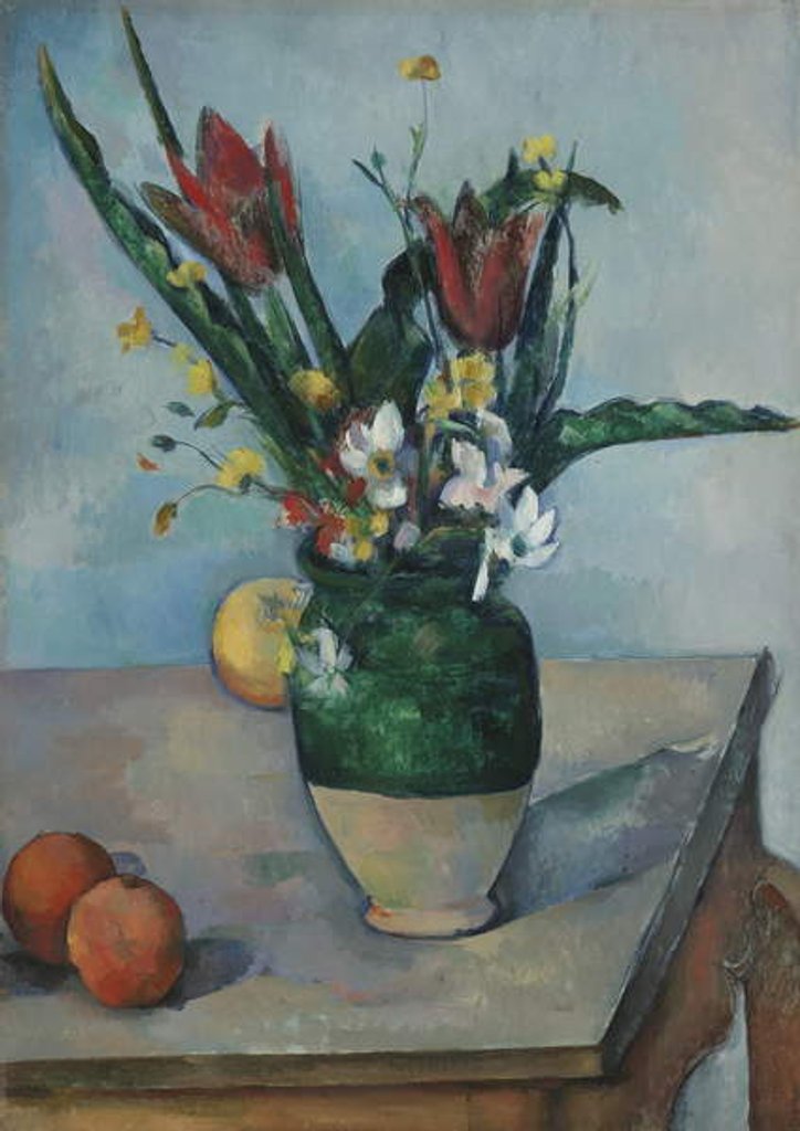 Detail of The Vase of Tulips, c.1890 by Paul Cezanne