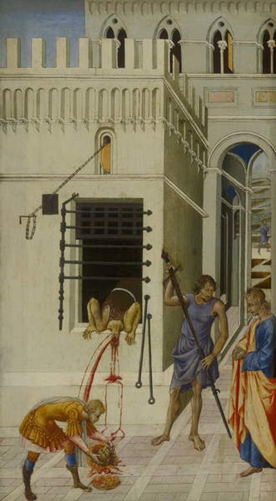 Detail of The Beheading of Saint John the Baptist, 1455-60 by Giovanni di Paolo