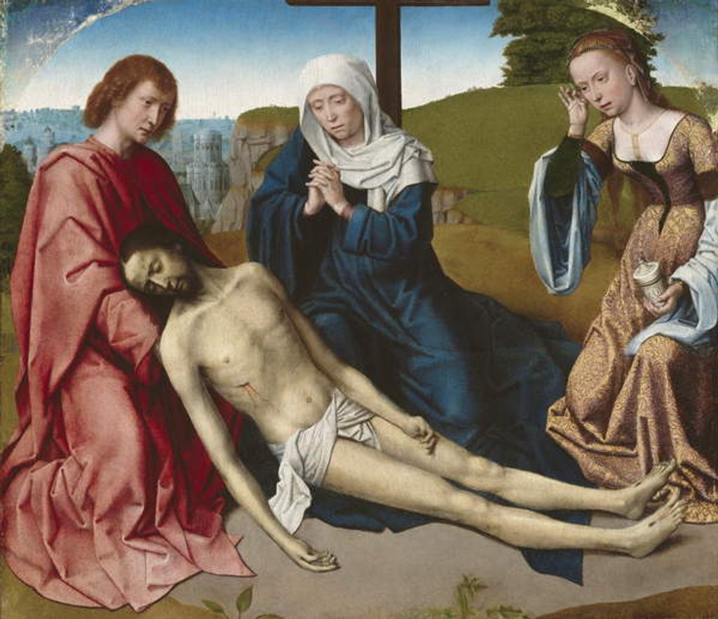 Detail of Lamentation over the Body of Christ, c.1500 by Gerard David
