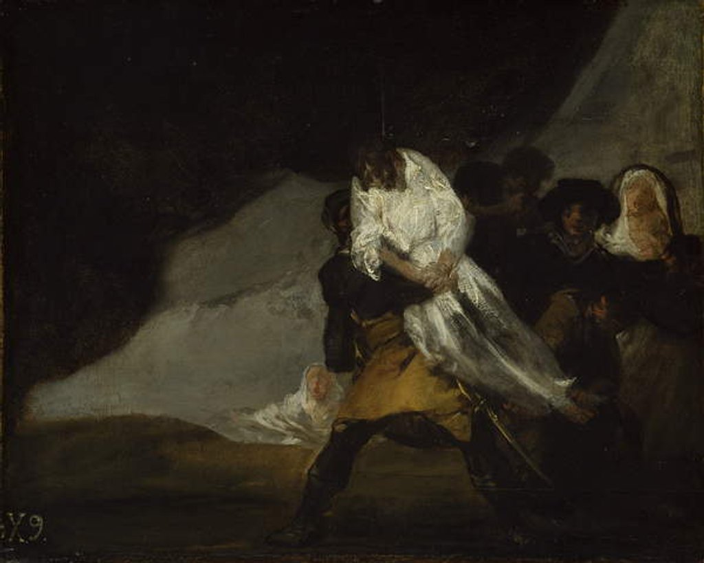 Detail of The Hanged Monk, c.1810 by Francisco Jose de Goya y Lucientes