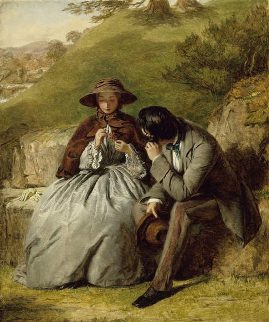 Detail of The Lovers, 1855 by William Powell Frith
