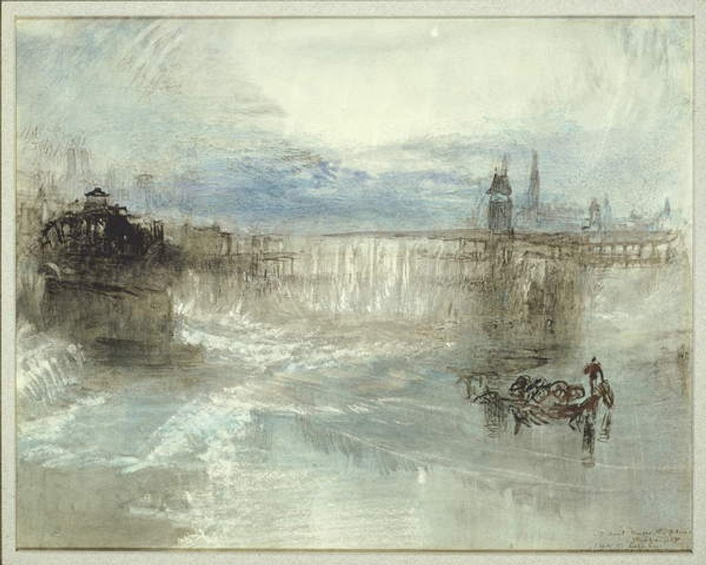Detail of View of Lucerne, 1840-41 by Joseph Mallord William Turner
