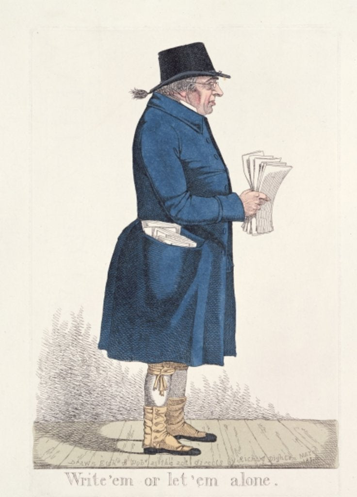 Detail of Write 'em or let 'em alone by Richard Dighton