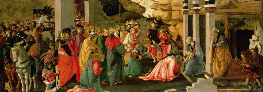Detail of Adoration of the Magi, c.1470 by Sandro Botticelli