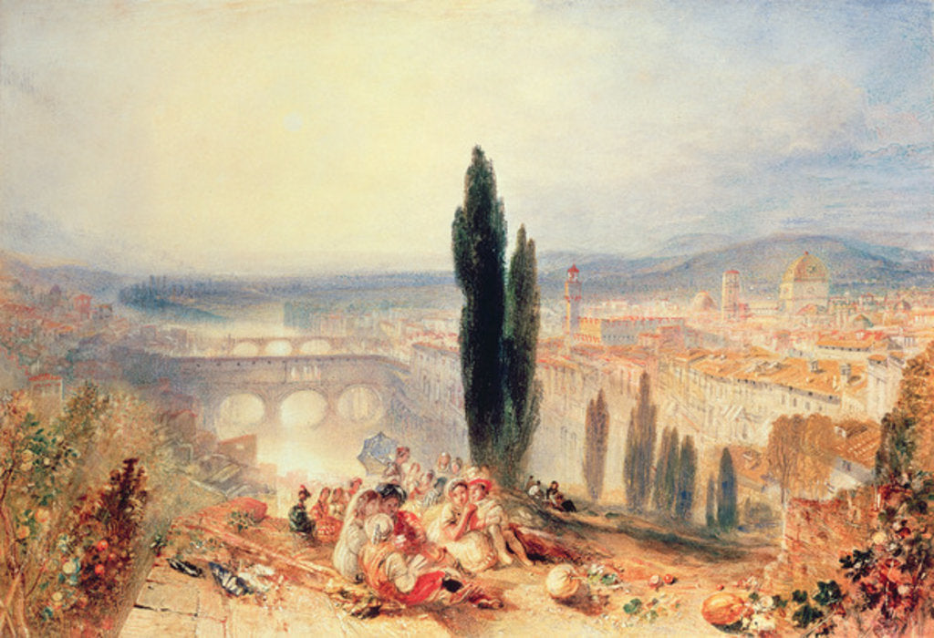 Detail of Florence from near San Miniato by Joseph Mallord William Turner