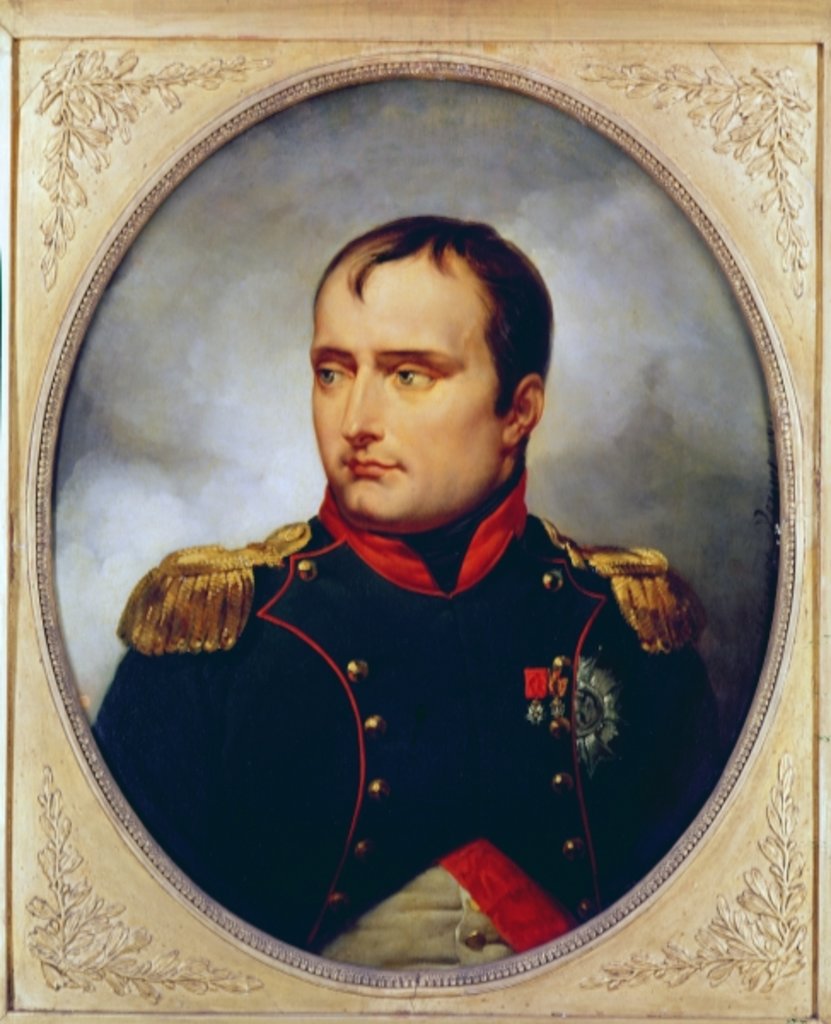 Detail of Portrait of Napoleon I, 1815 by Horace Vernet