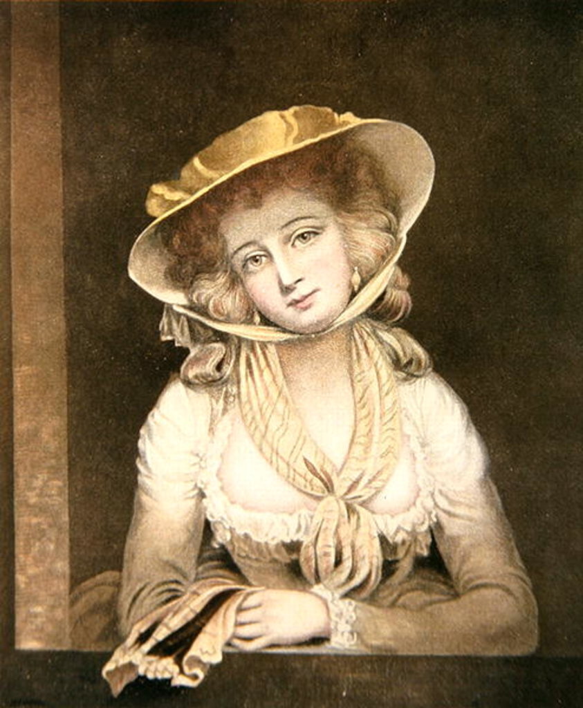 Detail of Portrait of Sophia Western by John Hoppner