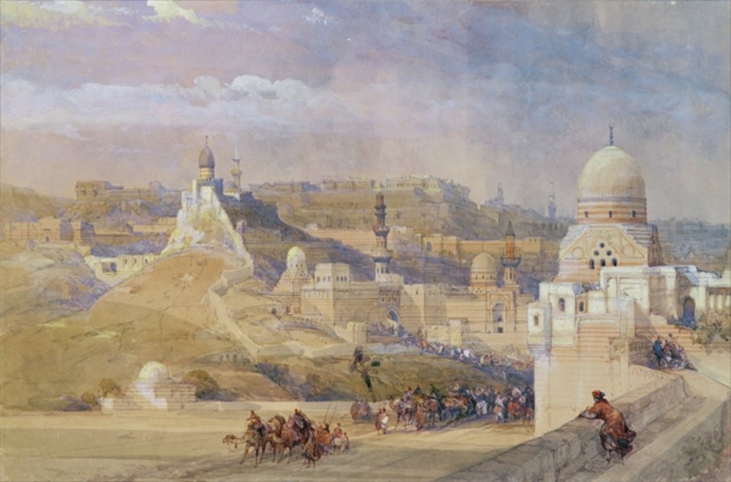 Detail of The Citadel of Cairo, Residence of Mehmet Ali, 1842-49 by David Roberts