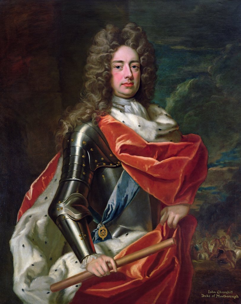 Detail of Portrait of John Churchill 1st Duke of Marlborough by Godfrey Kneller