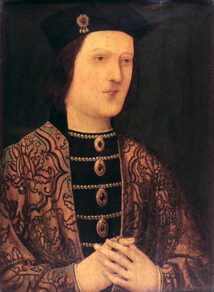 Detail of Portrait of King Edward IV of England by English School