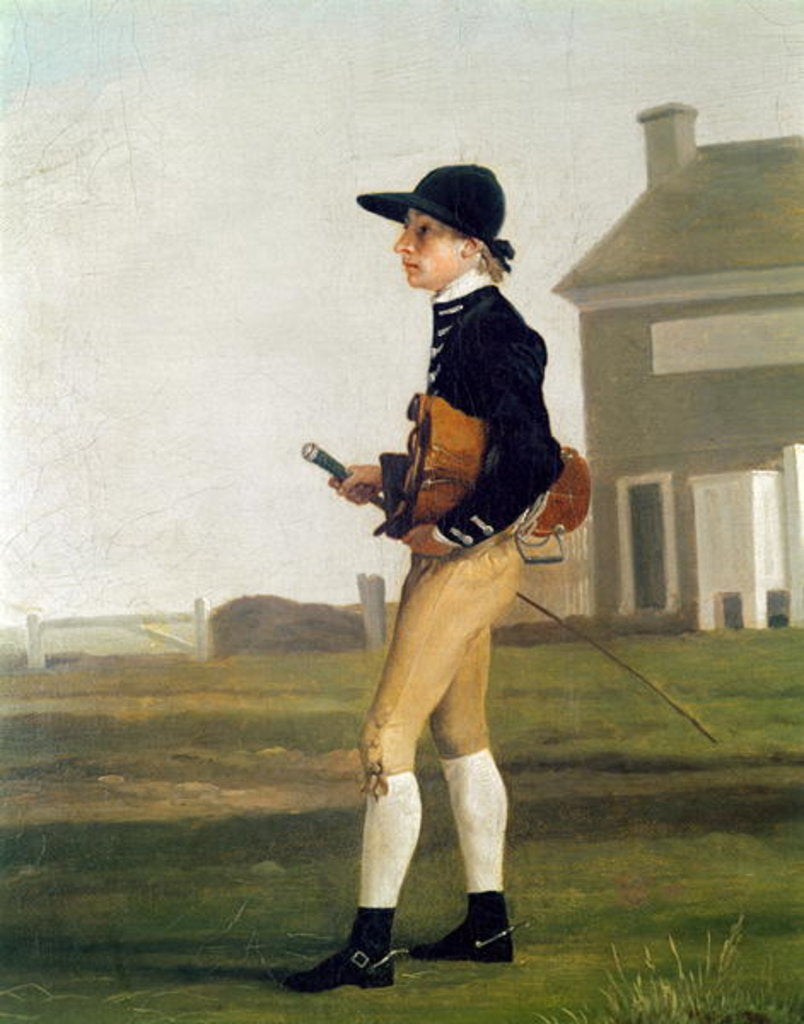 Detail of Portrait of a Young Jockey by George Stubbs