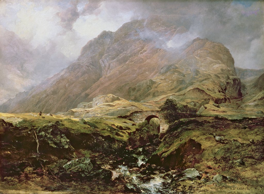 Detail of Glencoe, 1847 by Horatio McCulloch