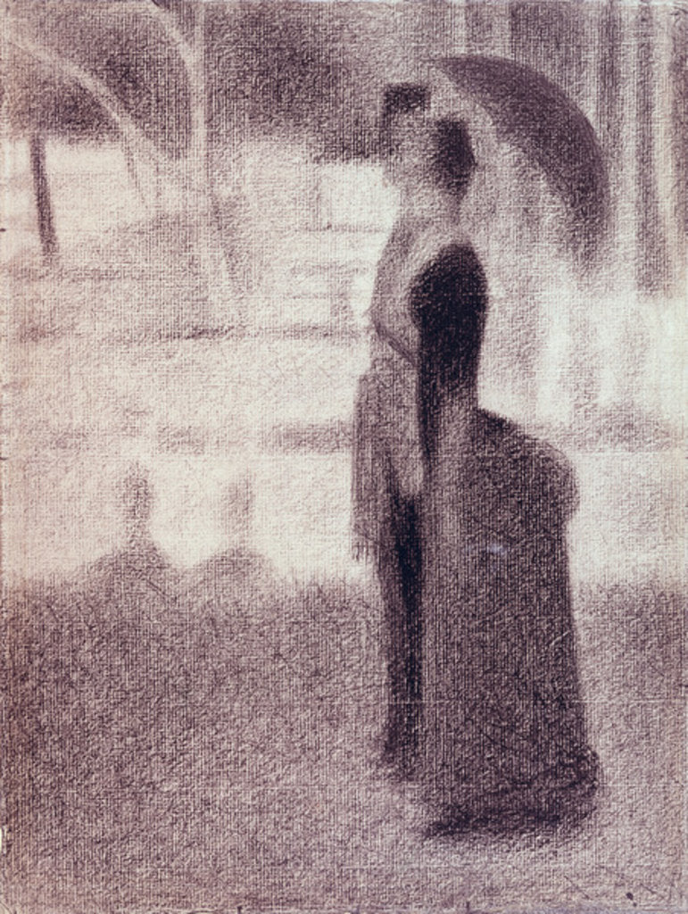 Detail of Study for Sunday Afternoon on the Island of La Grande Jatte, c.1884 by Georges Pierre Seurat