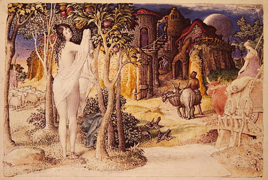 Detail of The Primitive City, 1822 by Edward Calvert